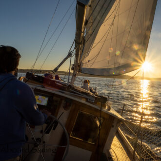 Sunset sail from Friday Harbor