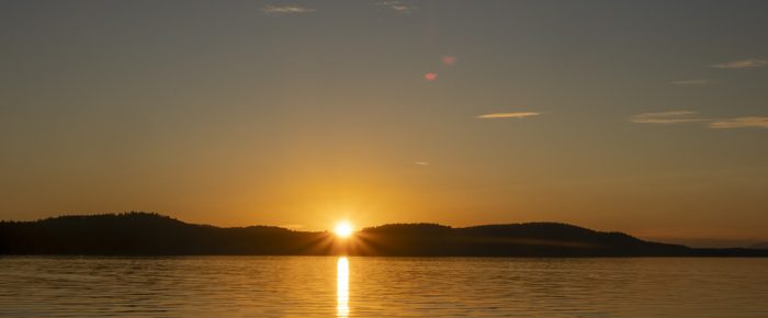 Short sunset sail Short sunset sail