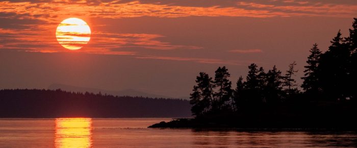 Sunset short sail