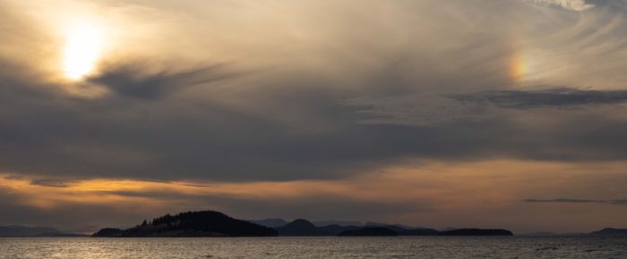 Short sunset sail