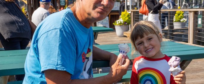 Short sail with a pit stop for ice cream