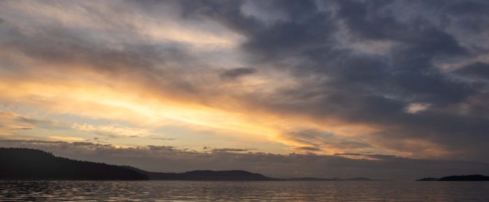 Short evening sunset sail