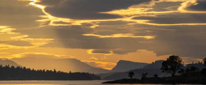 Beautiful short sunset sail