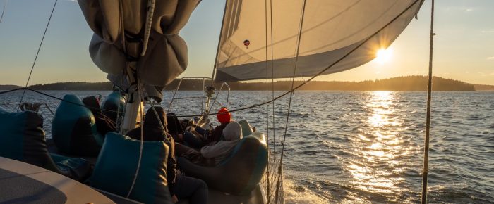 Short Sunset Sail to Fisherman’s Harbor Short Sunset Sail to Fisherman’s Harbor